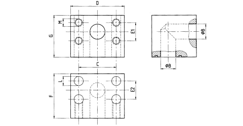 SAE-90° L-Block