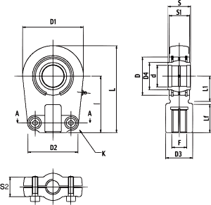 Gelenkkopf CH...U-LO Gelenkkopf CH...U-LO